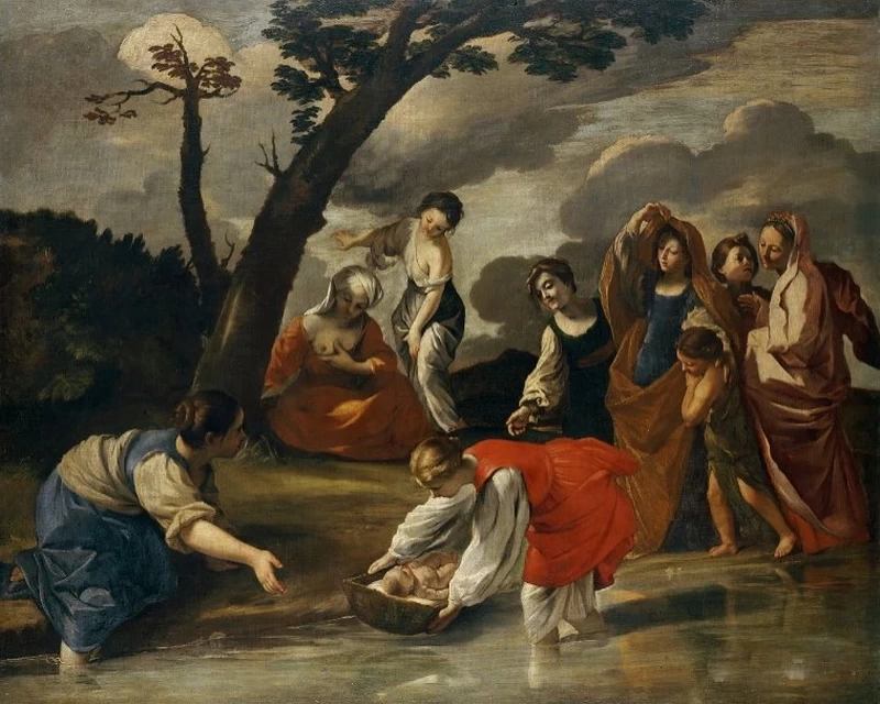 113-Mosè salvato dalle acque 